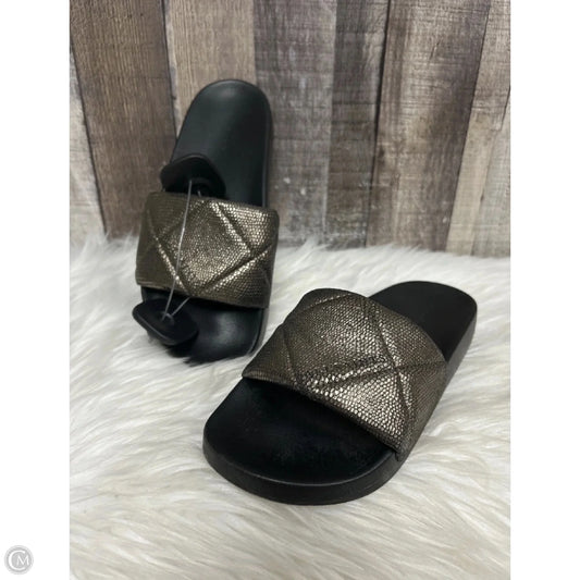 Sandals Designer By All Saints In Bronze, Size: 9