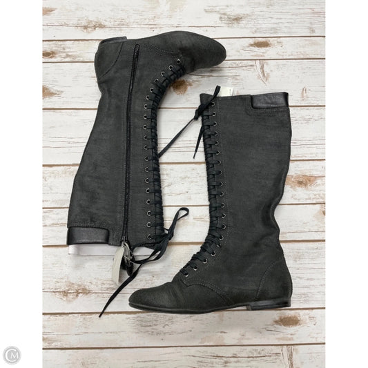 Boots Designer By Giuseppe Zanotti In Grey, Size: 8.5