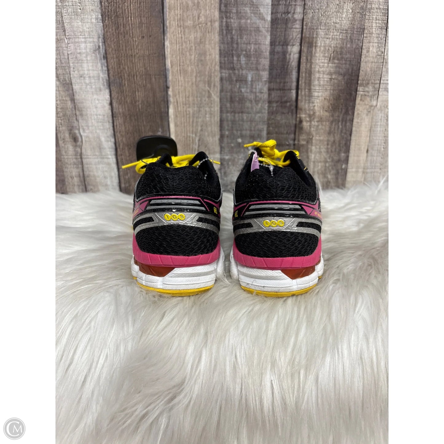 Shoes Athletic By Asics In Black & Pink, Size: 9.5