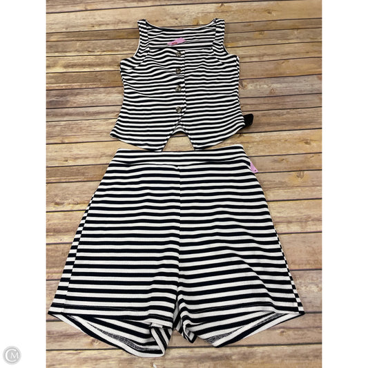 Shorts Set By Cmf In Striped Pattern, Size: S