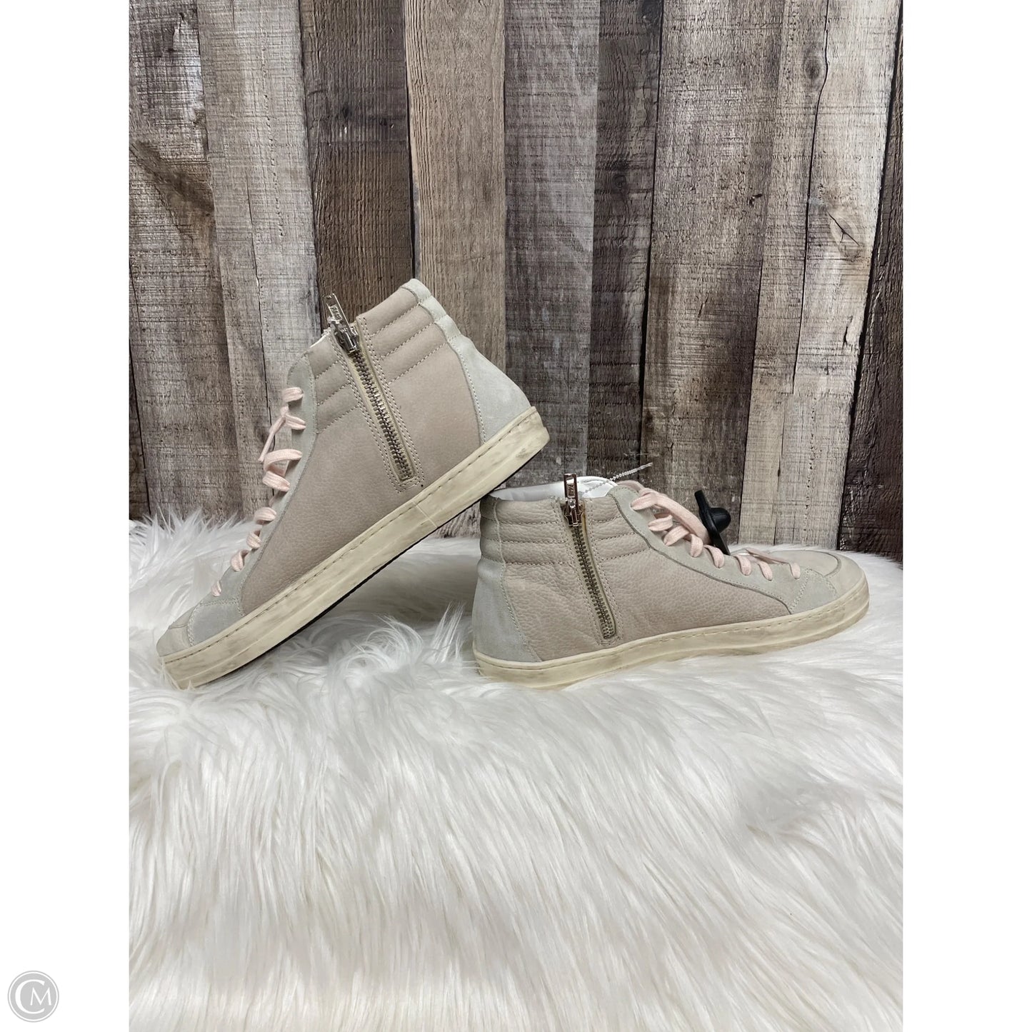 Shoes Athletic By P448 In Tan, Size: 8