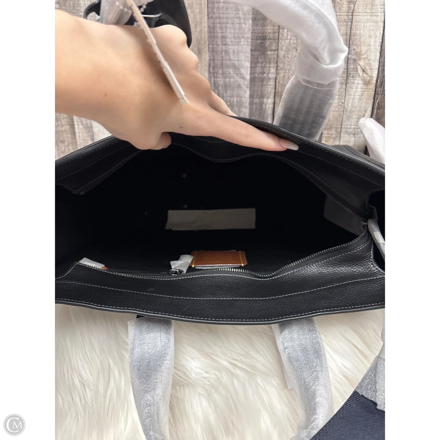 Tote Designer By Coach, Size: Large
