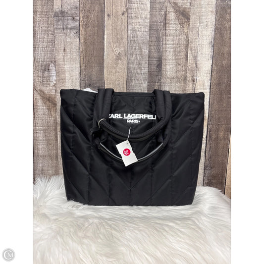 Tote Designer By Karl Lagerfeld, Size: Large