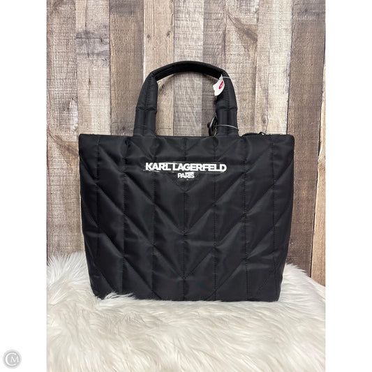 Tote Designer By Karl Lagerfeld, Size: Large