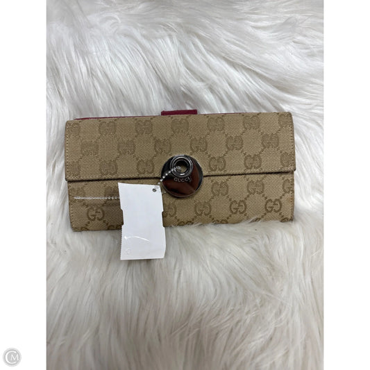 Wallet Luxury Designer By Gucci, Size: Medium