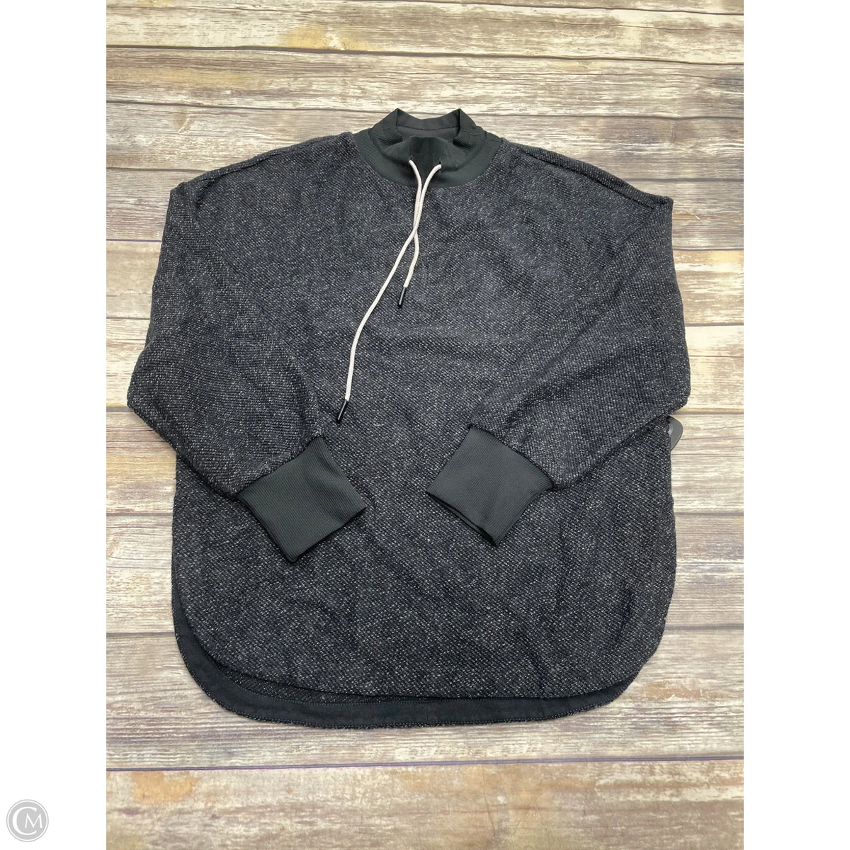 Sweatshirt Collar By Varley In Grey, Size: Xs