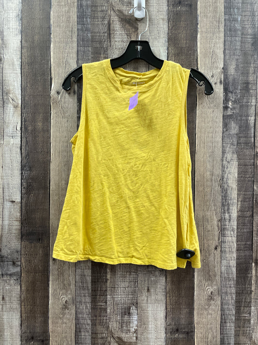 Yellow Top Sleeveless Old Navy, Size M