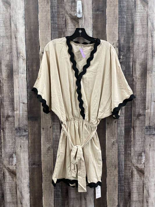 Tan Romper Cupshe, Size M