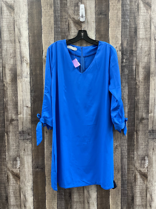 Blue Dress Casual Short Cme, Size M