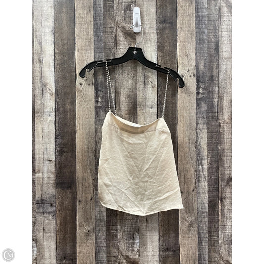 Top Sleeveless By Urban Outfitters In Tan, Size: L