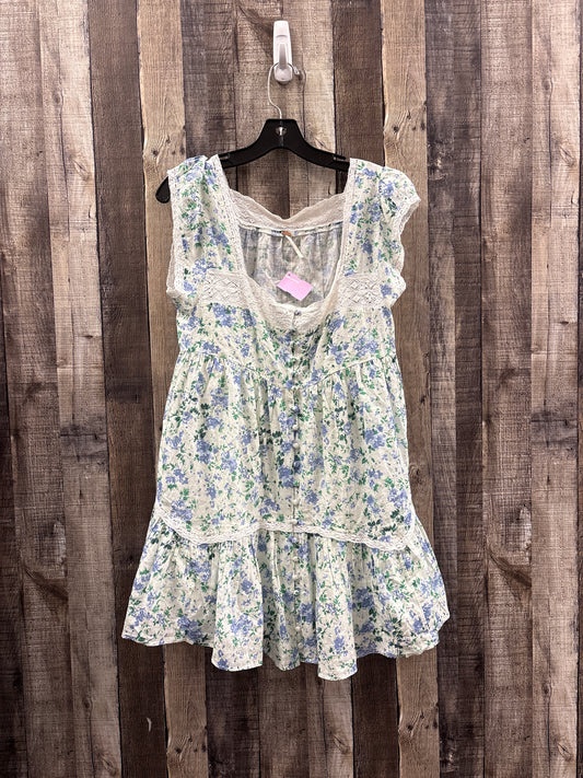 Dress Casual Short By Free People In Floral Print, Size: S