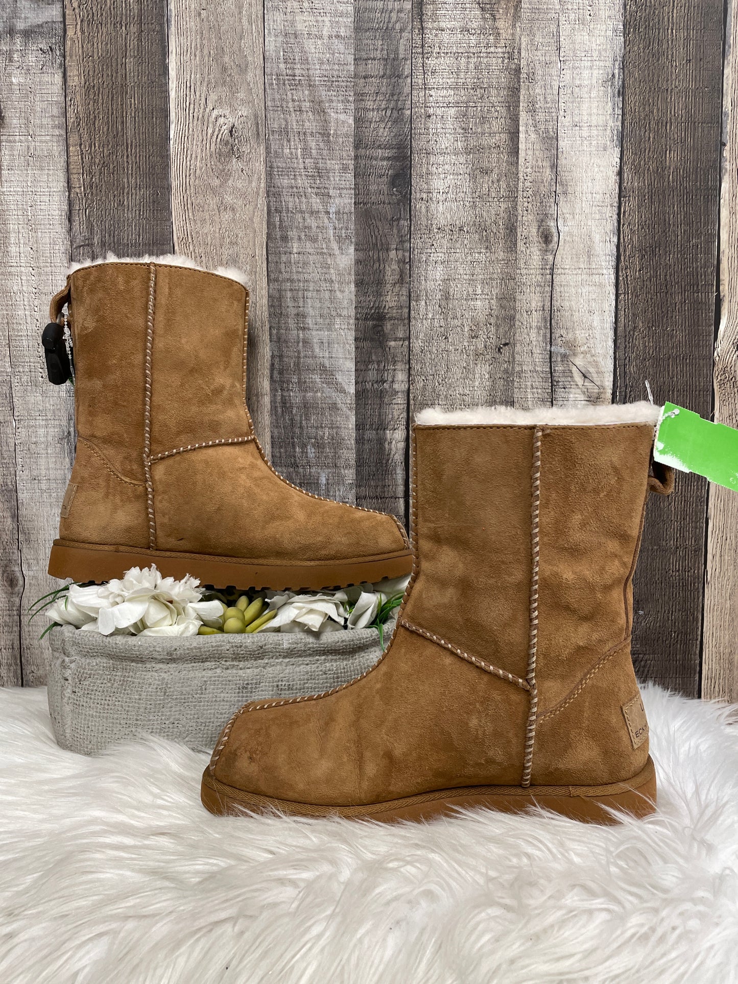 Boots Designer By Ugg In Tan, Size: 7