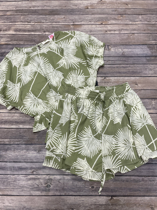 Shorts Set By Cme In Green, Size: M