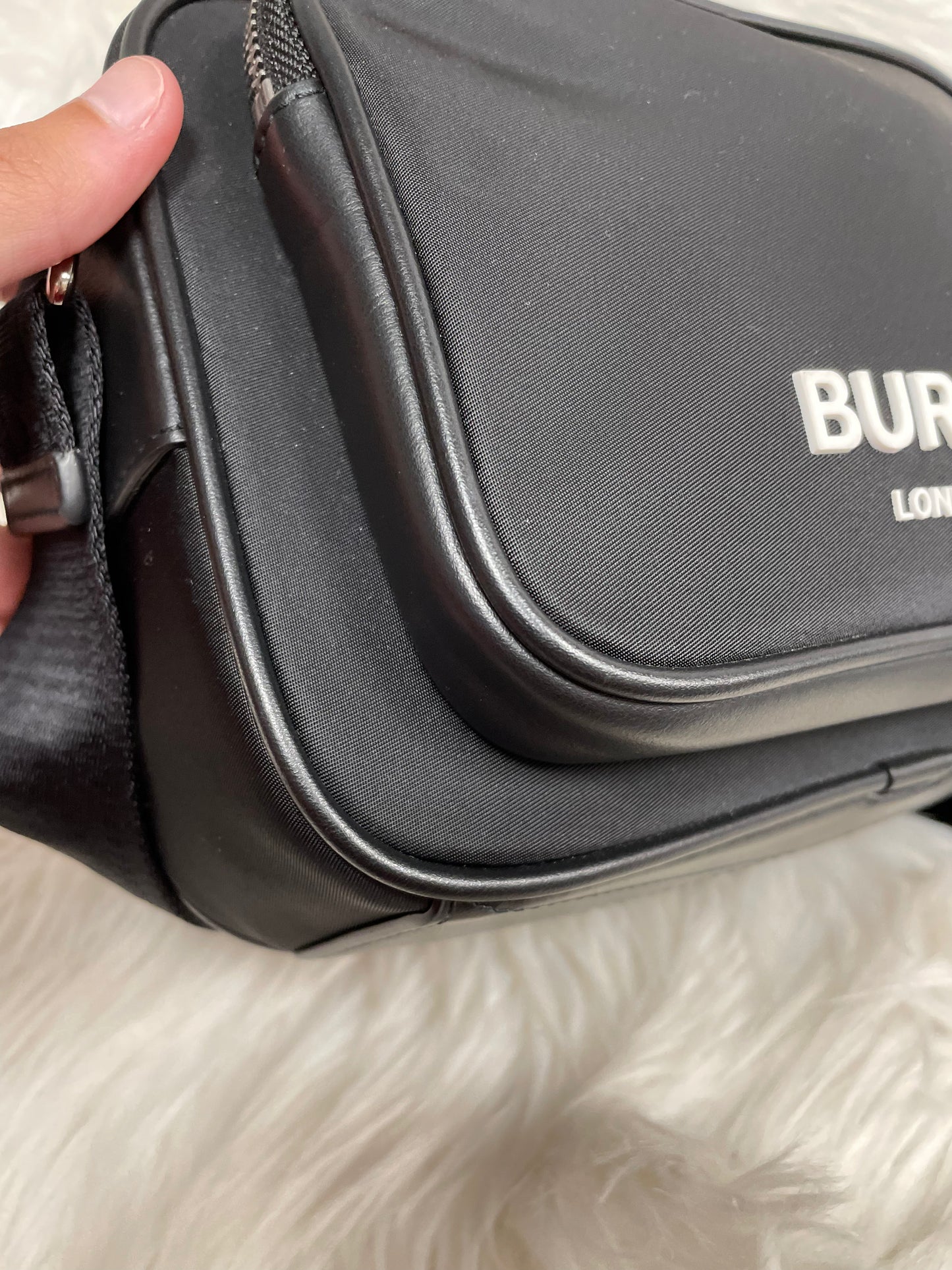 Belt Bag Luxury Designer By Burberry, Size: Medium