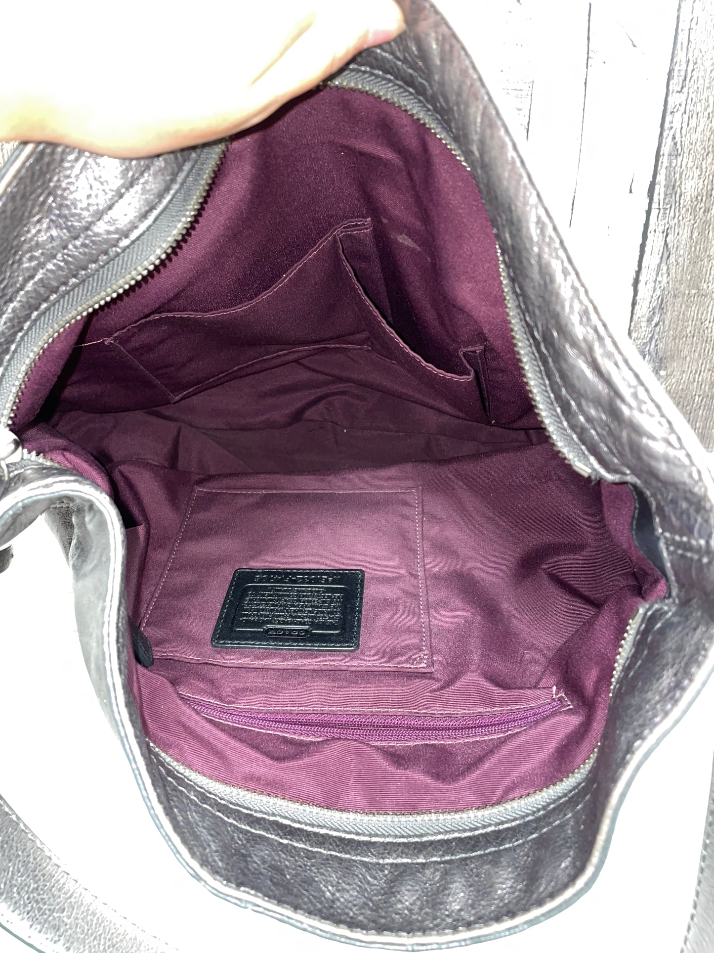 Handbag Designer By Coach, Size: Large