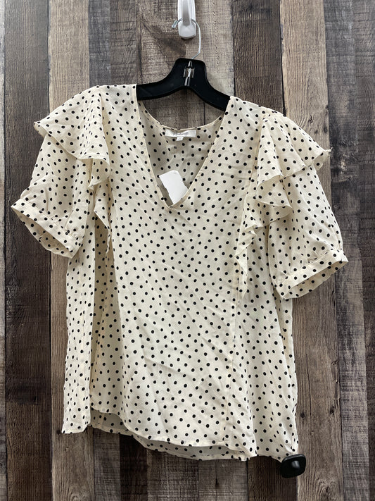 Blouse Short Sleeve By Madewell  Size: S