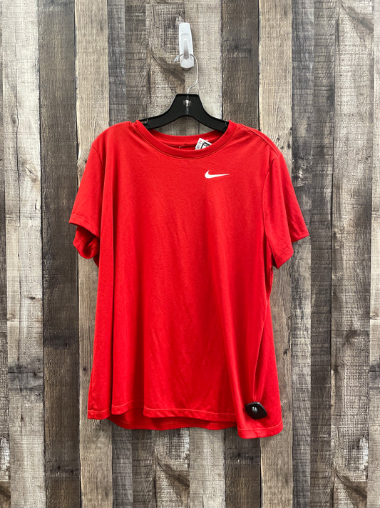 Athletic Top Short Sleeve By Nike Apparel  Size: Xxl