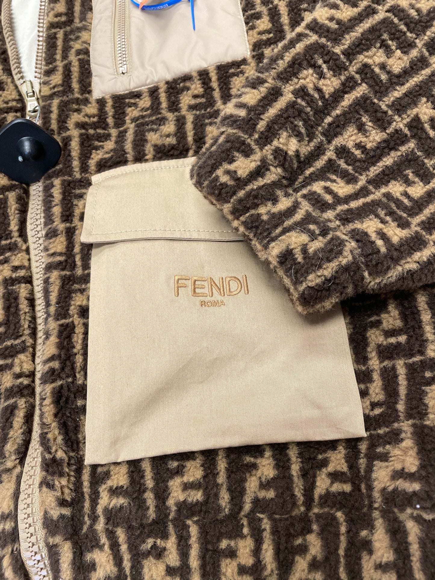 Coat Luxury Designer By Fendi  Size: S