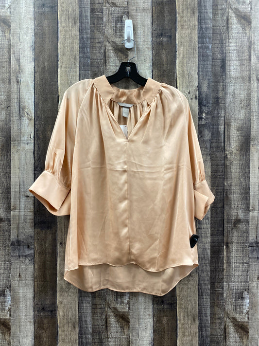 Blouse Short Sleeve By H&m  Size: M