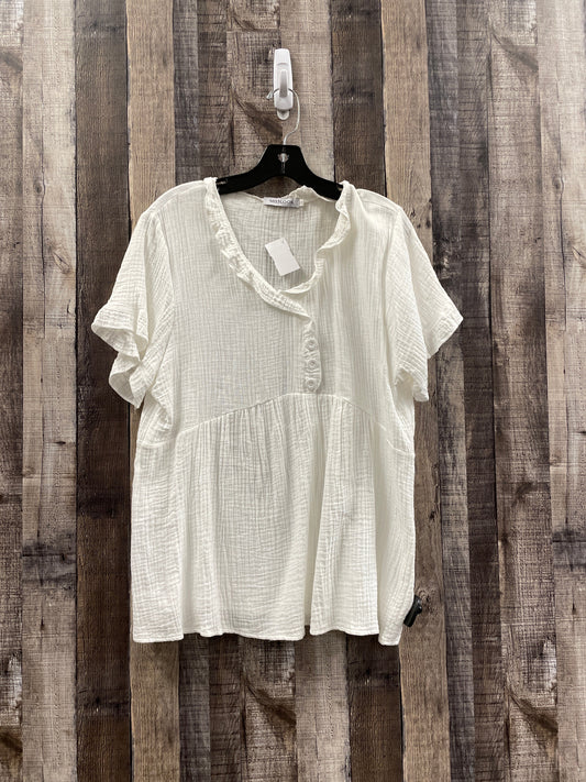 Top Short Sleeve By Misslook  Size: 2x