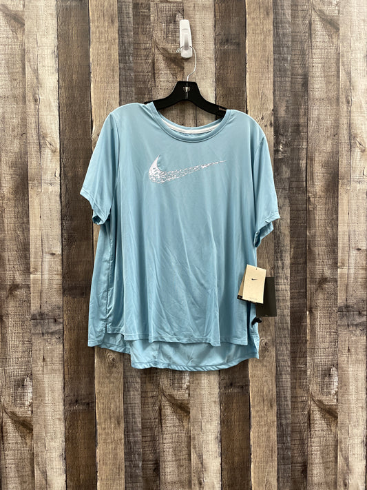 Athletic Top Short Sleeve By Nike Apparel  Size: 1x