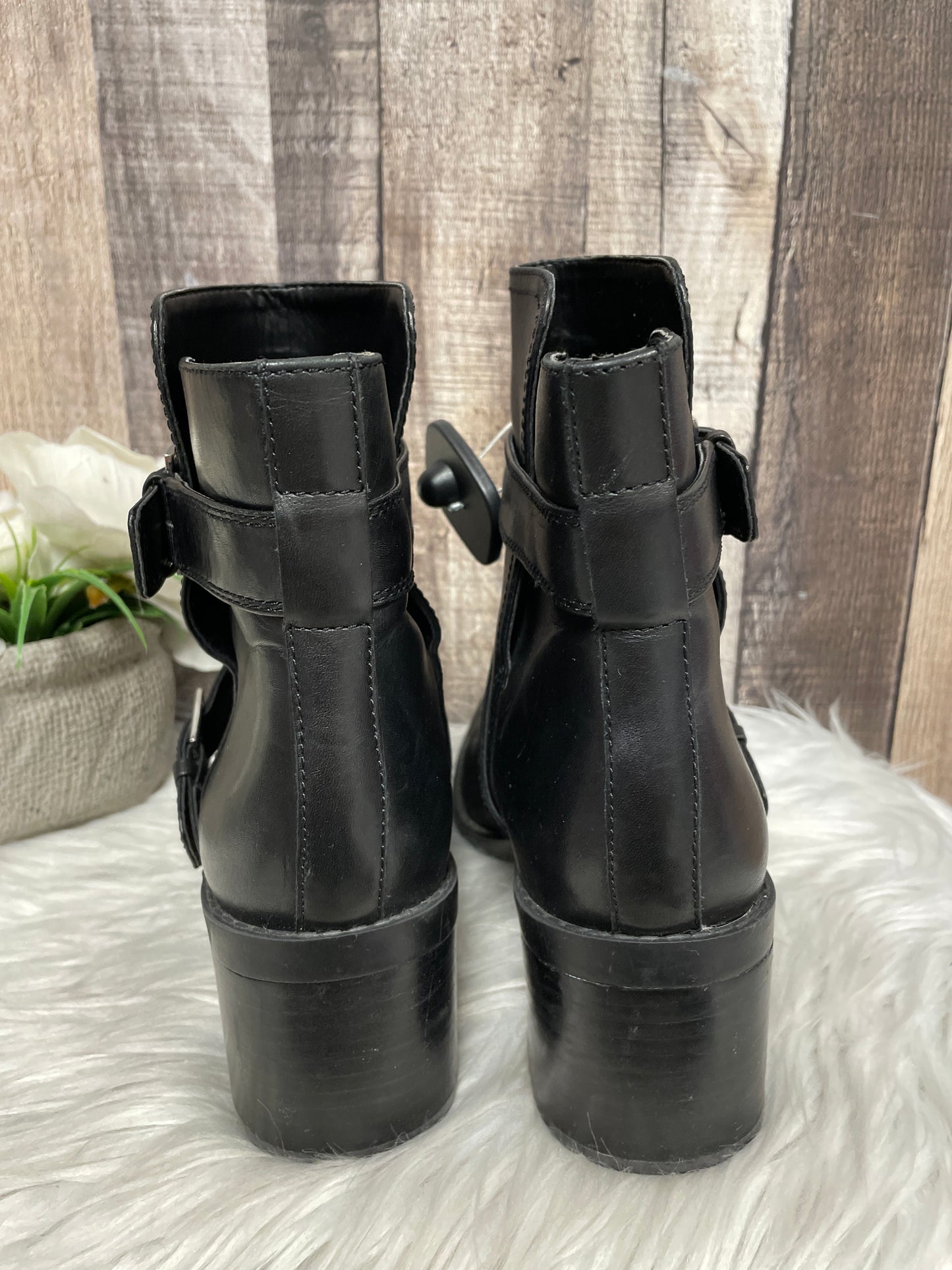 Boots Ankle Heels By Nine West  Size: 9.5