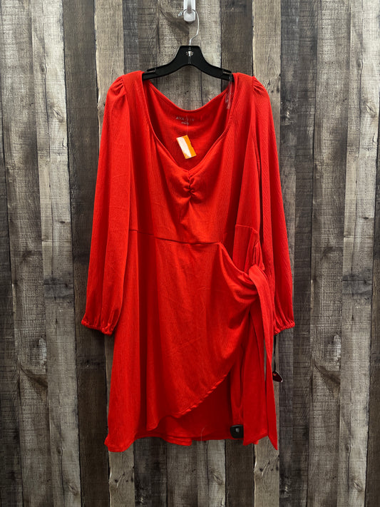 Dress Casual Midi By Ava & Viv  Size: 2x
