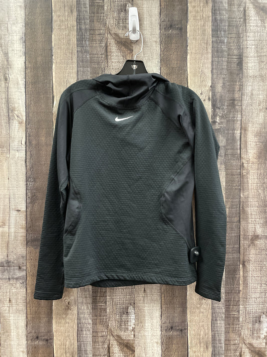 Athletic Top Long Sleeve Collar By Nike Apparel  Size: L
