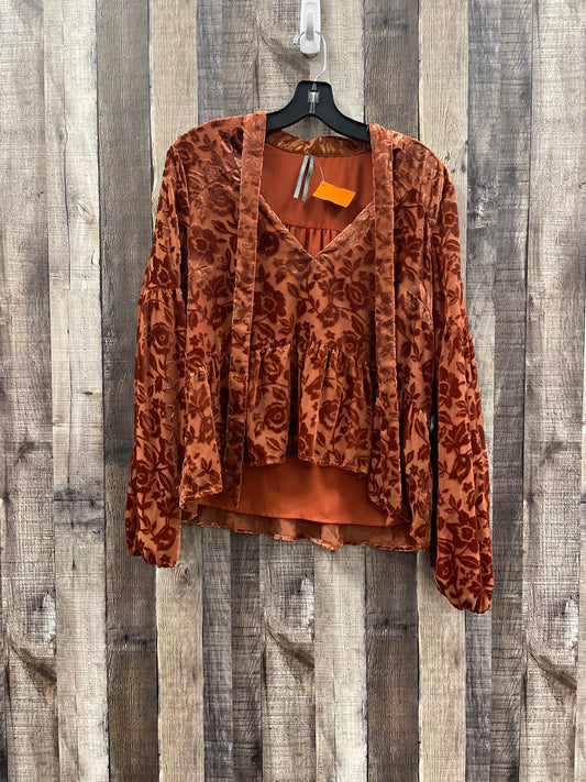 Blouse Long Sleeve By Anthropologie  Size: M